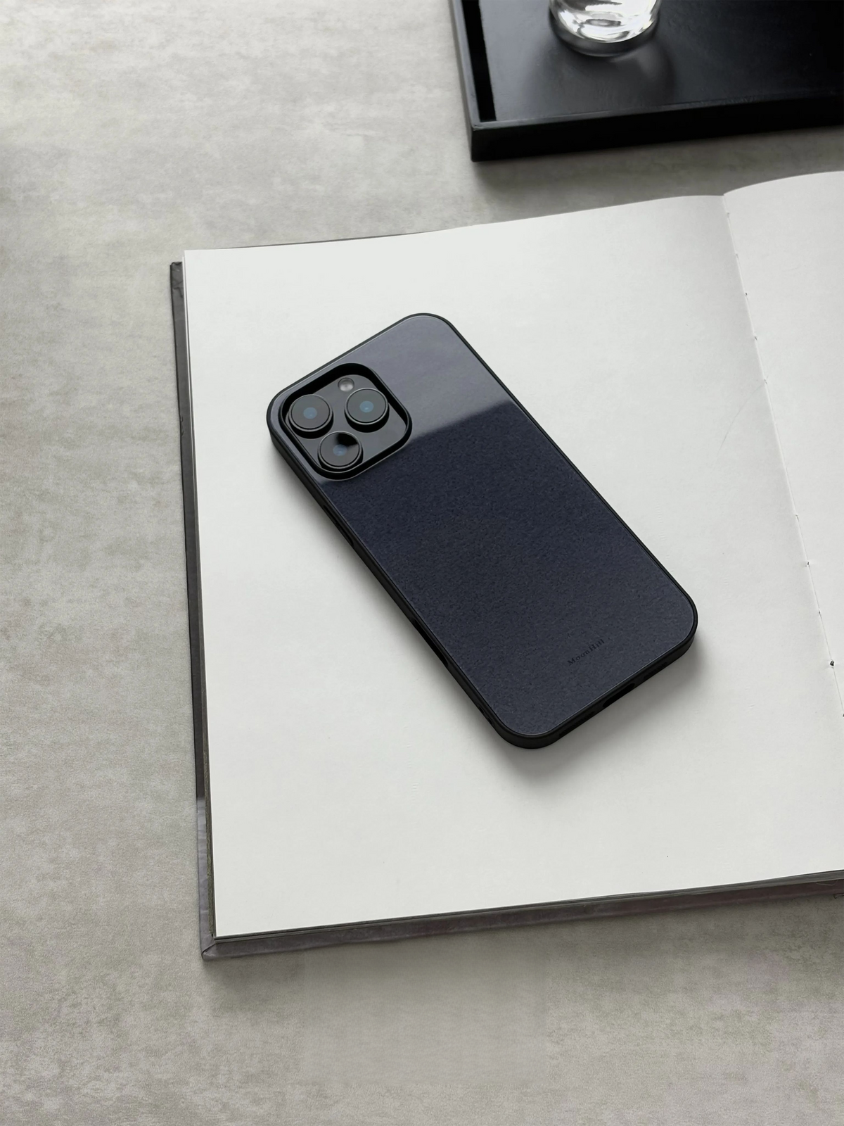 Midnight Lacquer Aesthetic Tempered Glass Phone Case-MH