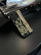 Chinoiserie Poetry Osmanthus Black Tempered Glass Phone Case-YX