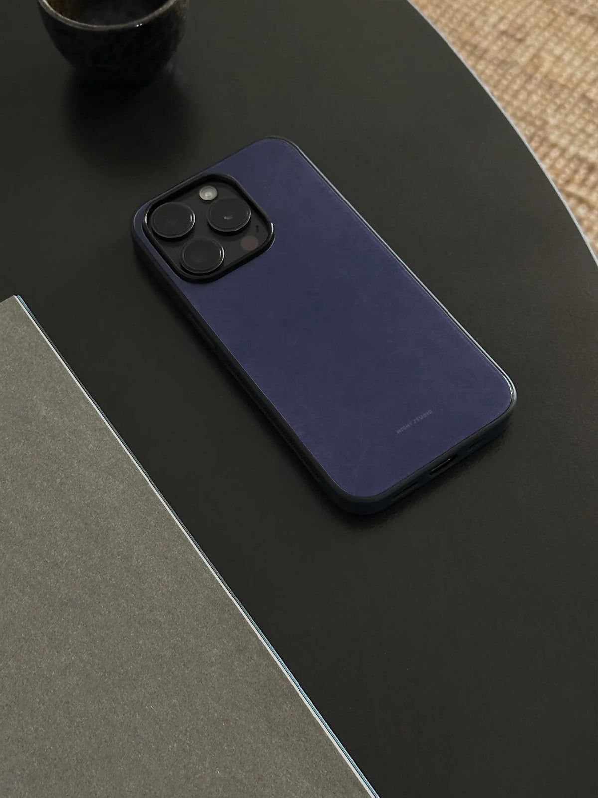 Deep Navy Damask Phone Case-NS025G