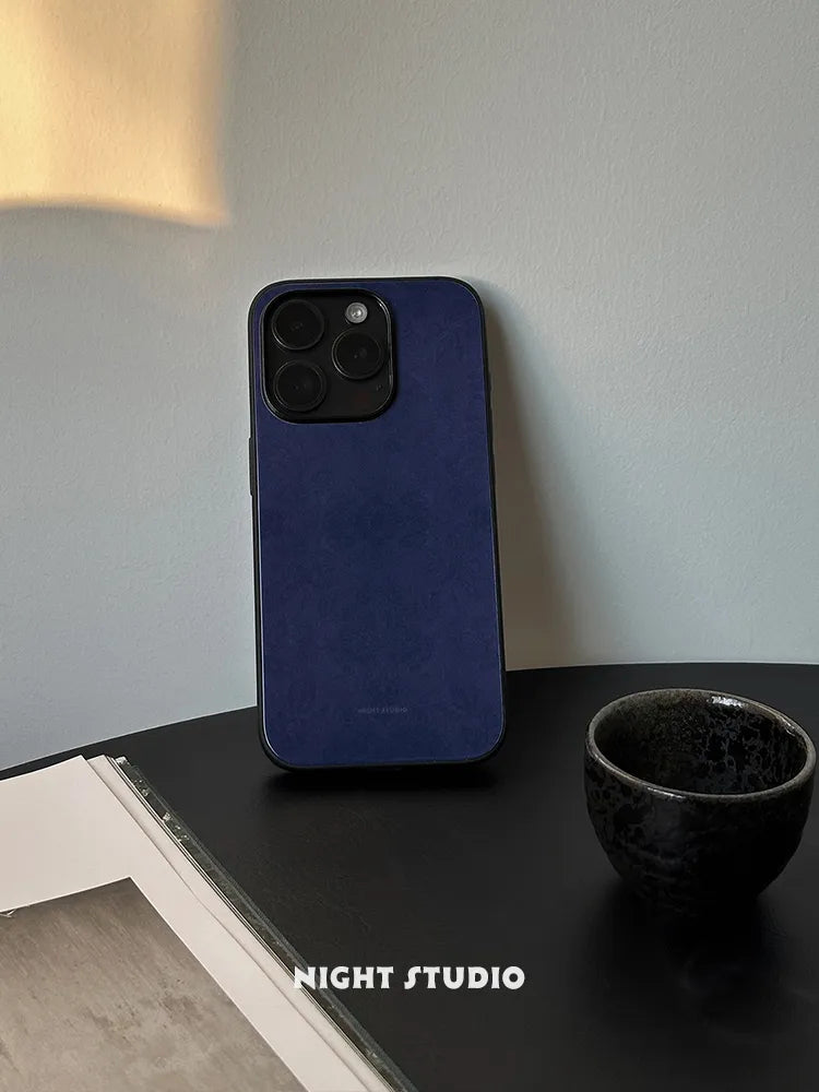 Deep Navy Damask Phone Case-NS025G