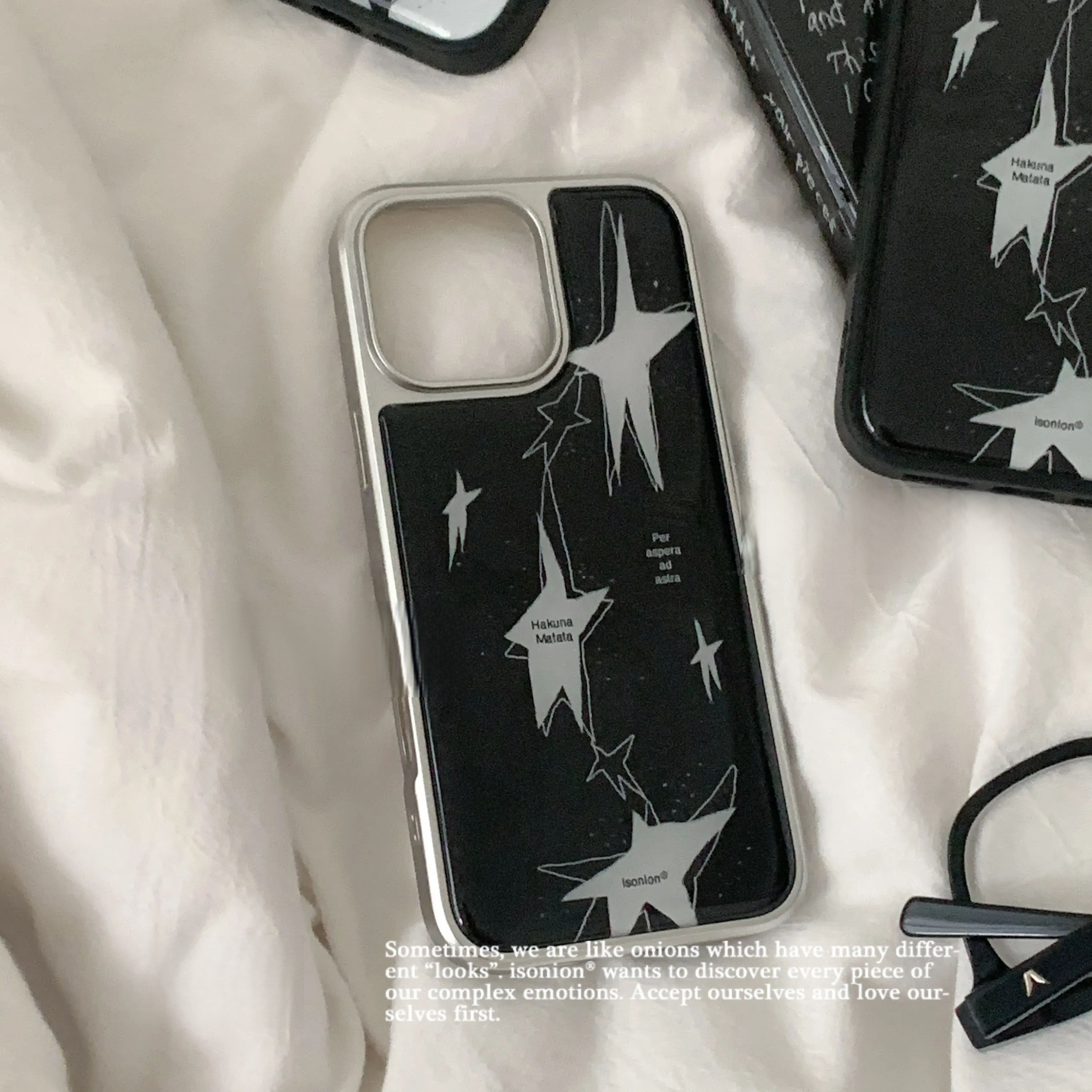 Y2K Star Mirror & Epoxy Resin Aesthetic Phone Case - BYY
