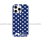 Aesthetic Blue Polka Dot Phone Case with Slot or MagSafe SB-IML