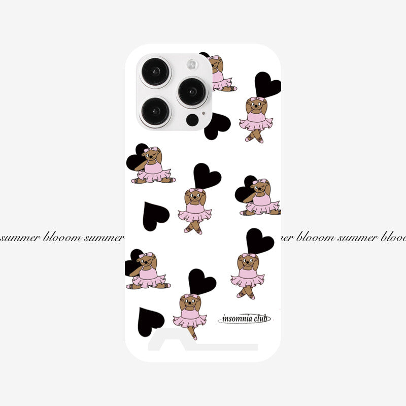 Line Art Poodle & Dancing Bear Phone Case SB-IML MagSafe