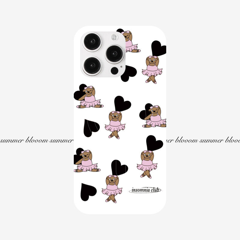 Line Art Poodle & Dancing Bear Phone Case SB-IML MagSafe