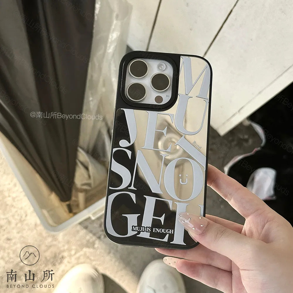 Mirror Letter Phone Case Phone Case-BC004PC