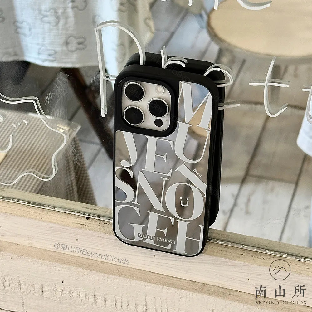 Mirror Letter Phone Case Phone Case-BC004PC