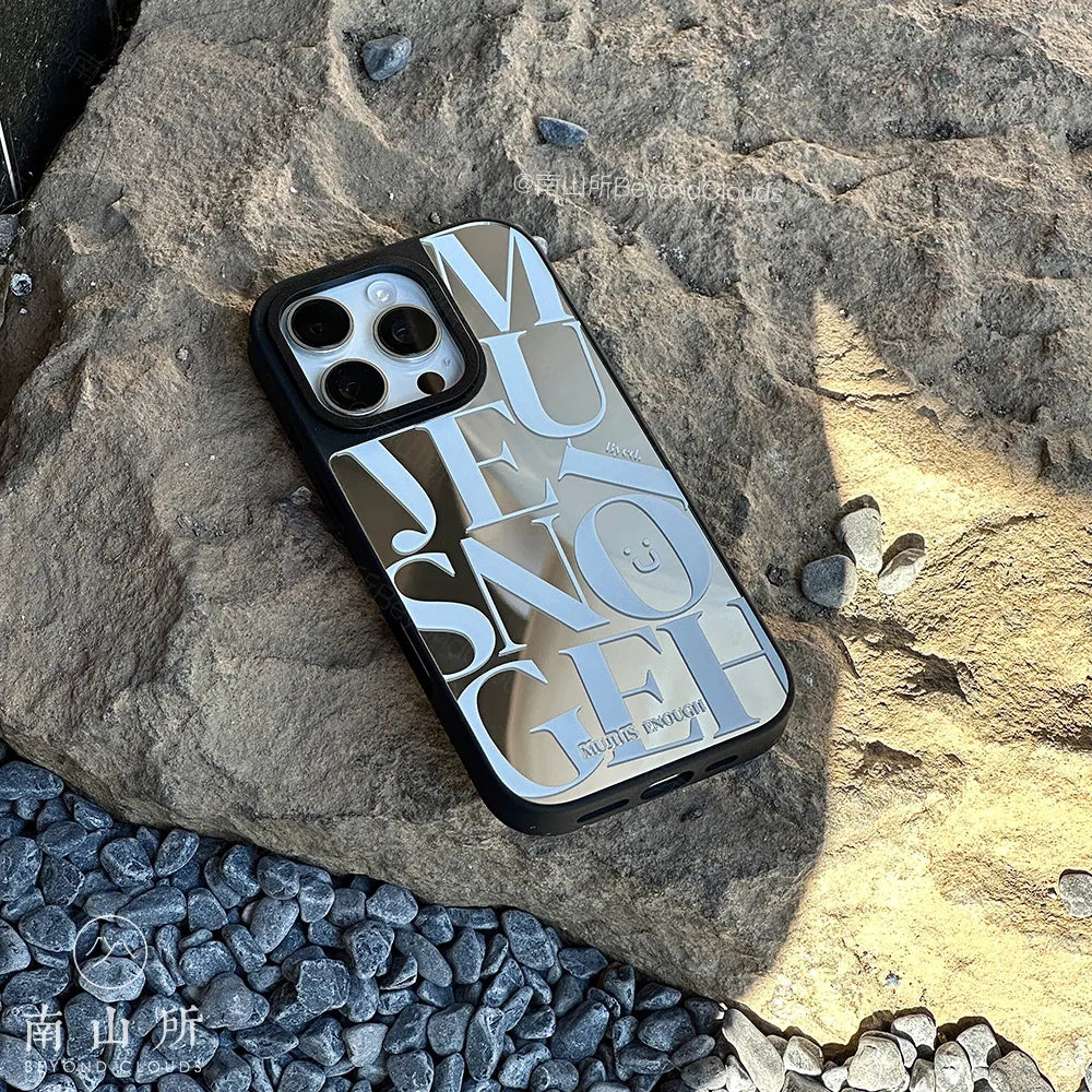 Mirror Letter Phone Case Phone Case-BC004PC