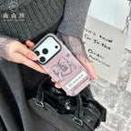 Coquette Bow & Heart Phone Case-BC002AC