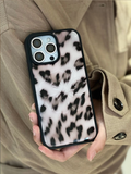 Luxury Leopard Print Epoxy Phone Case
