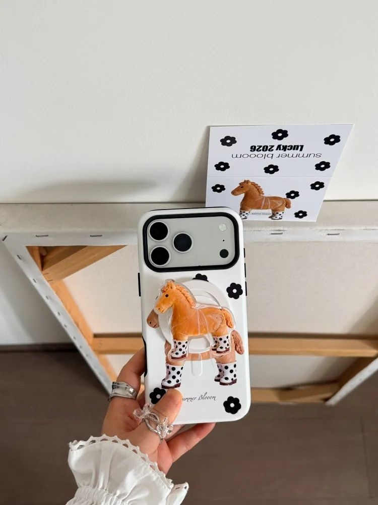 Boots Horse Dual/Single-Layer Phone Case-SB-IML MagSafe