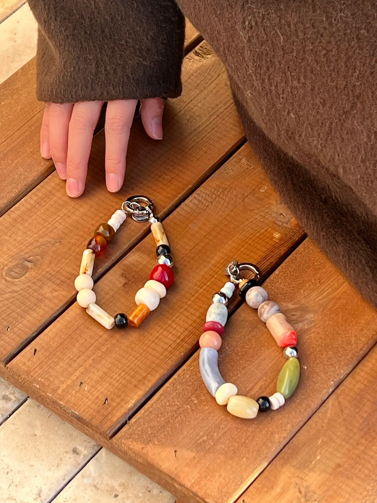 Handcrafted Beaded Phone Charm with a Premium Aesthetic