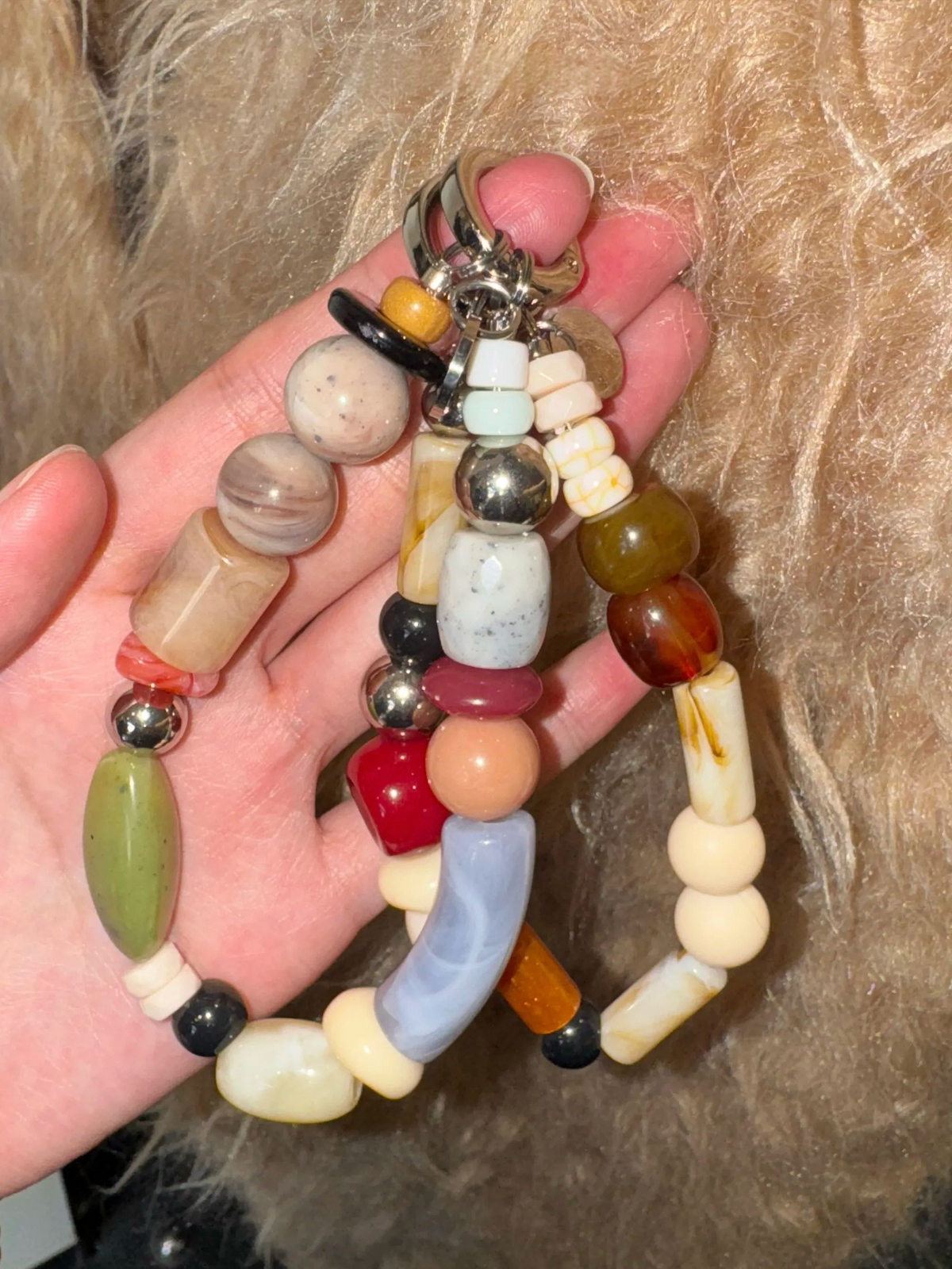 Handcrafted Beaded Phone Charm with a Premium Aesthetic