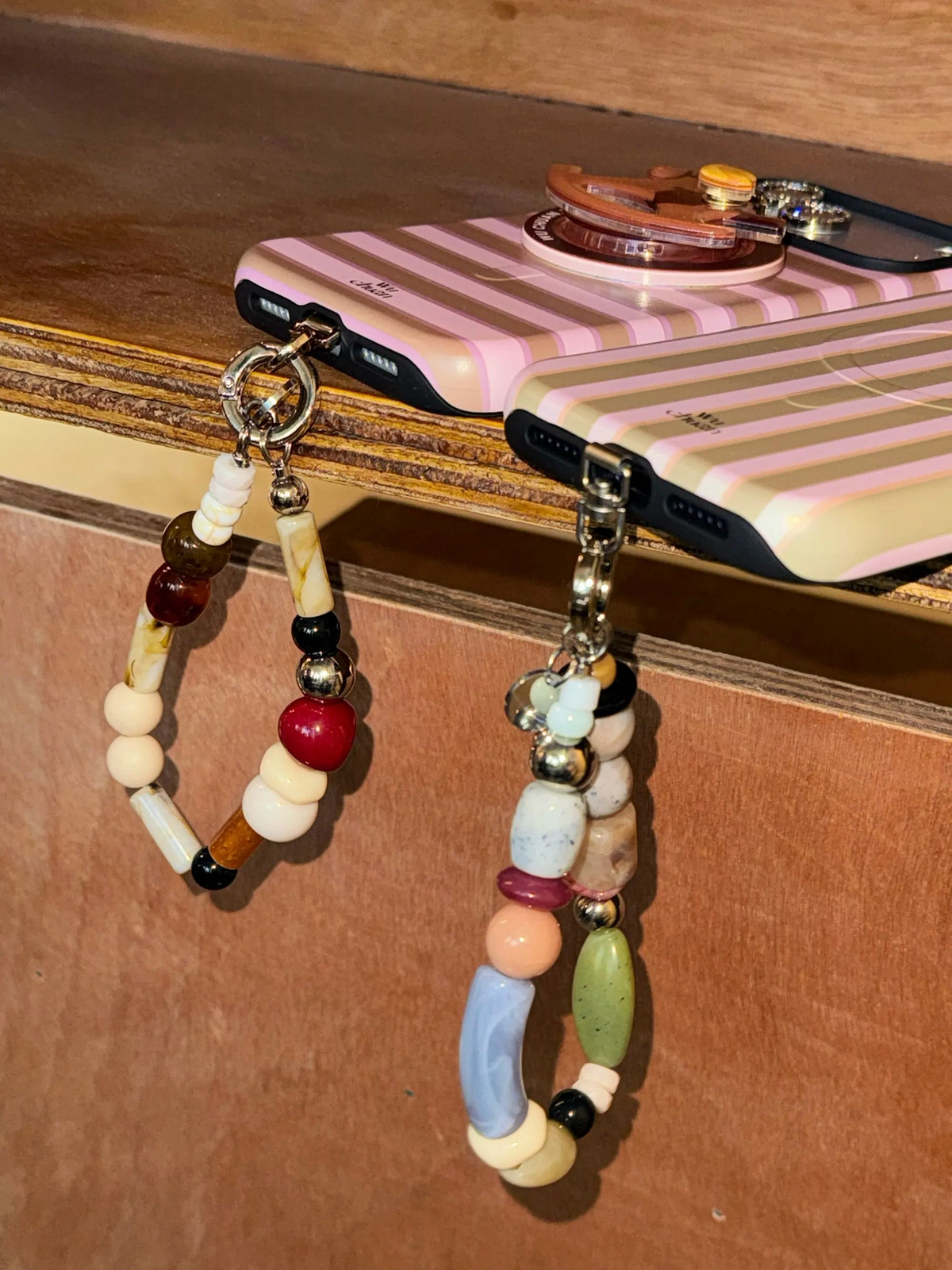 Handcrafted Beaded Phone Charm with a Premium Aesthetic