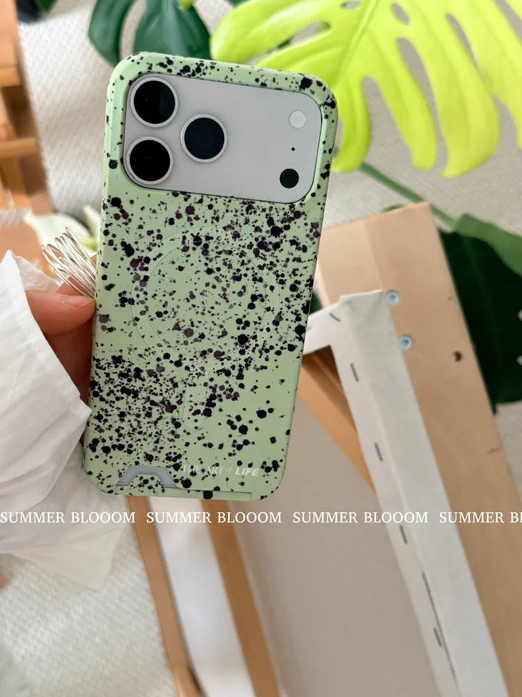 Aesthetic Splatter Ink Phone Case - SB-IML-MagSafe&Slot