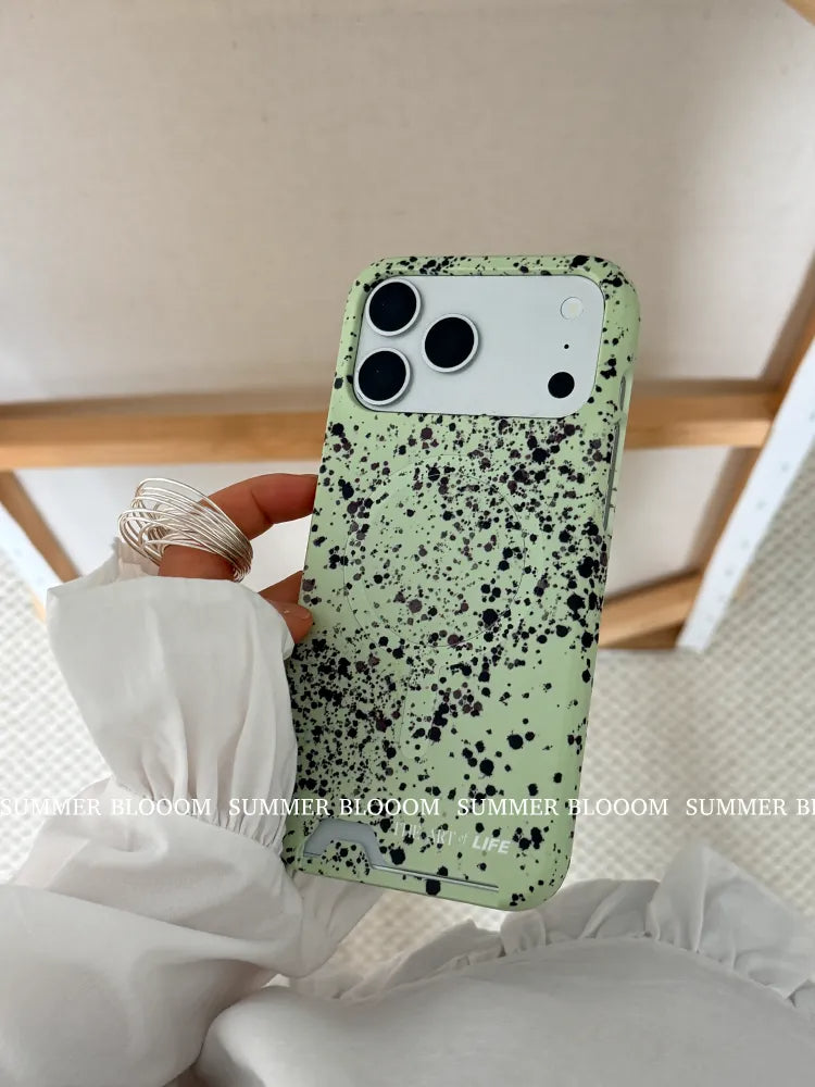 Aesthetic Splatter Ink Phone Case - SB-IML-MagSafe&Slot