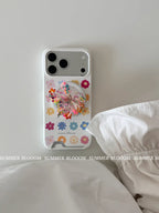 Artistic Spring Floral Phone Case with Slot&MagSafe - SB-IML