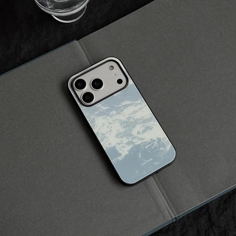 “Mirror Sea” Artistic Tempered Glass Phone Case-NS