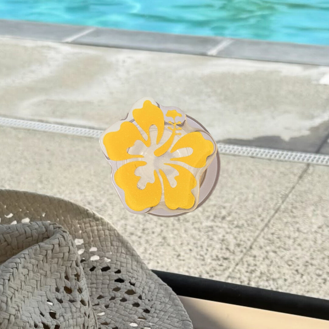 Tropical Floral & Polka Dot Phone Case Single Layer SB-IML-MagSafe