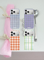 Aesthetic Plaid iPhone Case - Single Layer SB-IML MagSafe