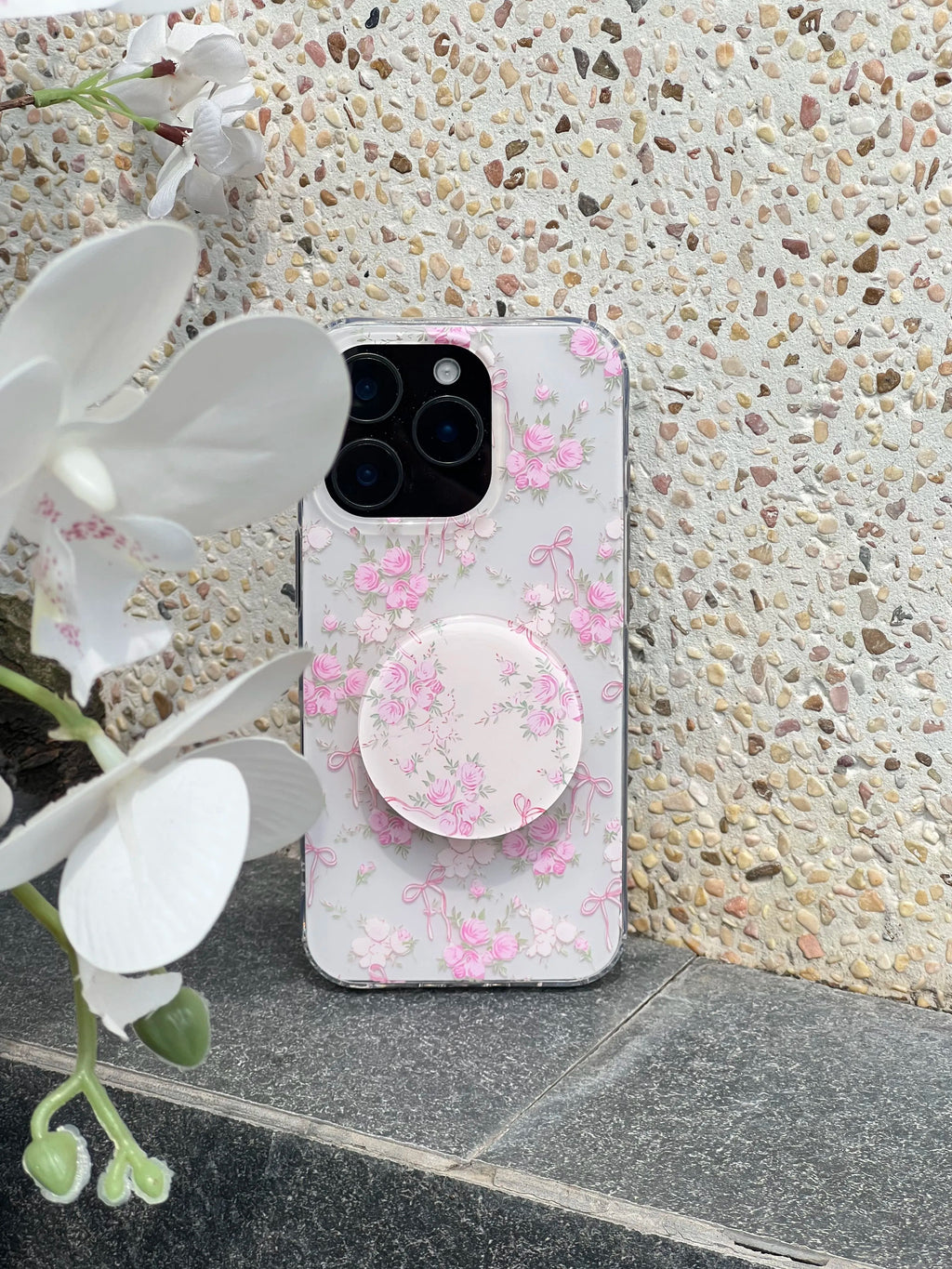 Vintage Floral Bow IMD Phone Case-YSH