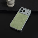 New Chinese Style Emerald Green Tempered Glass Phone Case-NS