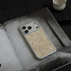 Vintage Eastern Floral Tempered Glass Phone Case-NS