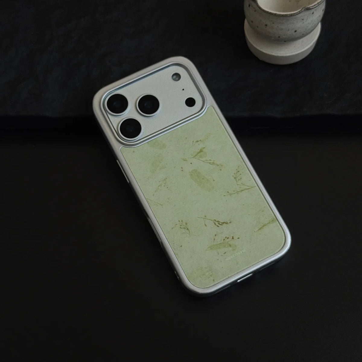 Grass Blade Texture Tempered Glass Phone Case-NS