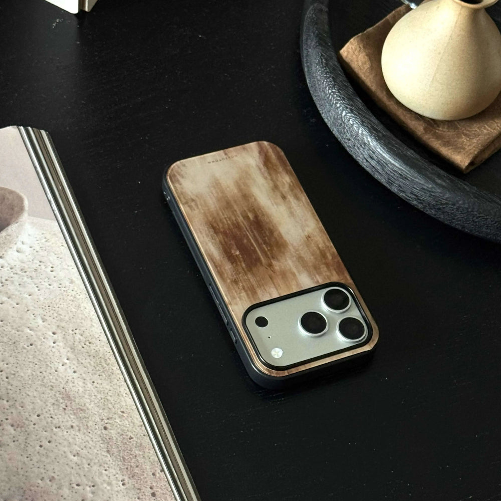 Antique Ceramic Textures Tempered Glass Phone Case-CHO