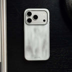 Luxury Moon White Ink Wash Glass Phone Case-CHO