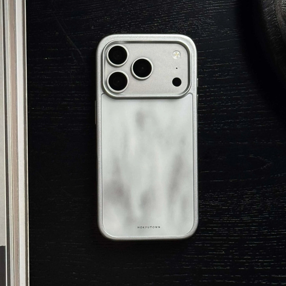 Minimalist Ink Painting Fog Tempered Glass Phone Case-CHO