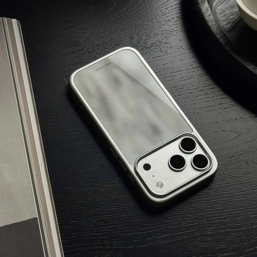 Minimalist Ink Painting Fog Tempered Glass Phone Case-CHO