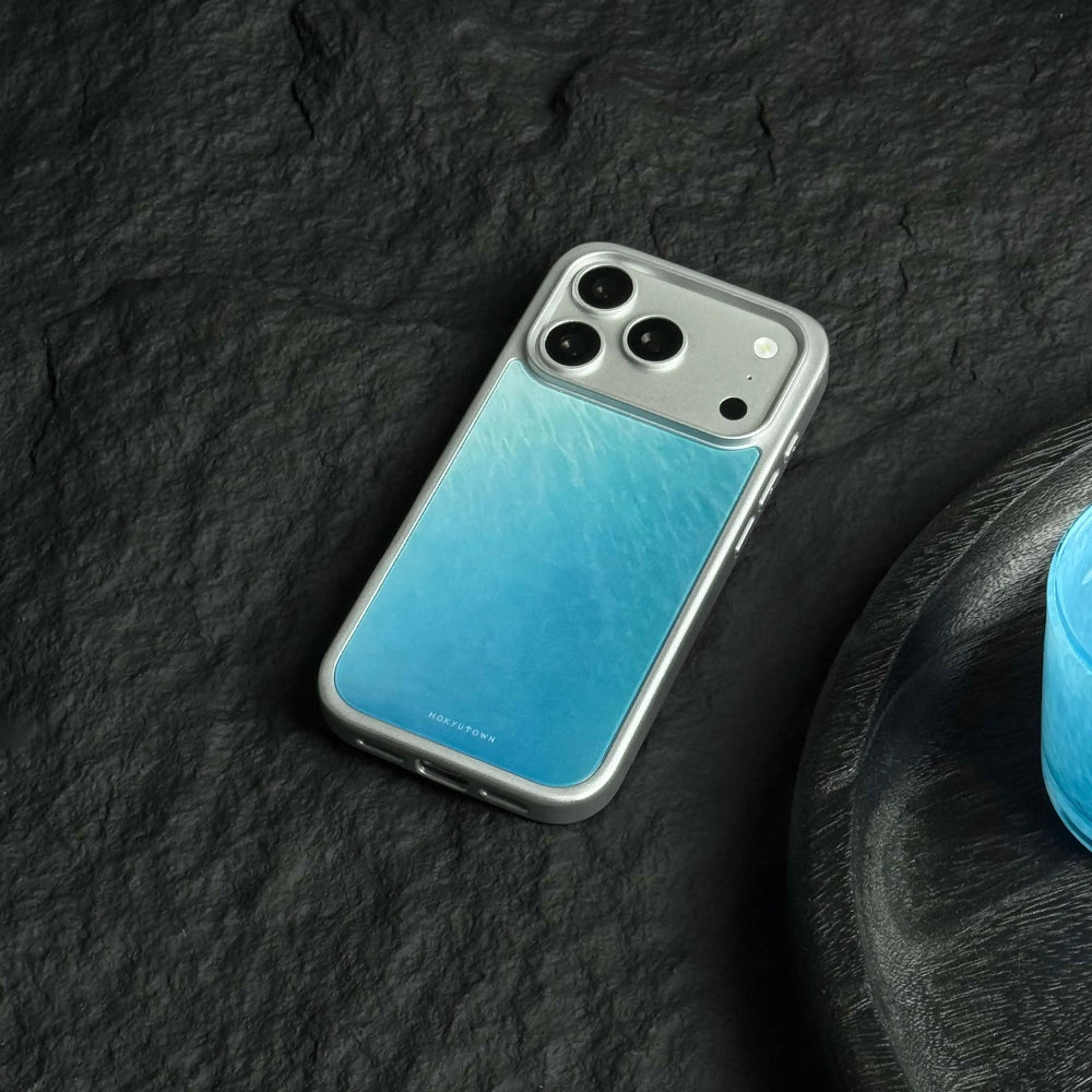 The Glaze Sea Luxury Tempered Glass Phone Case-CHO