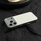 Luxury Ceramic White Tempered Glass Case-CHO
