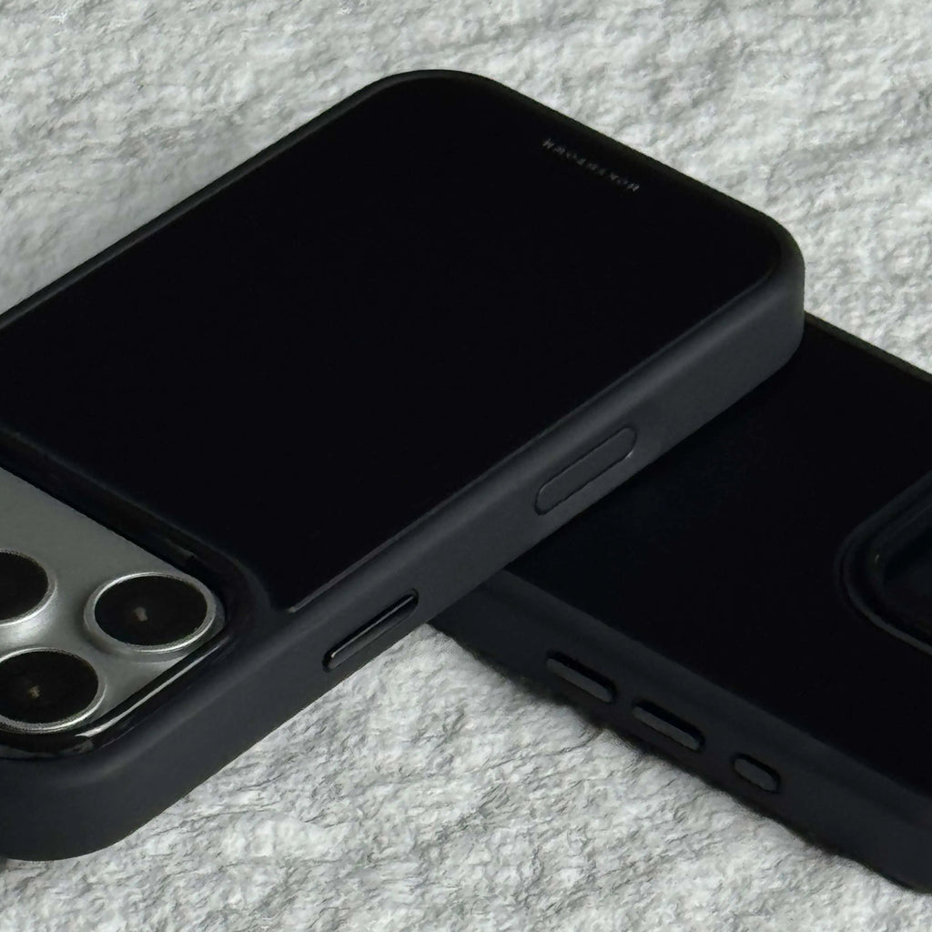 Minimalist Armor Series Matte Black Phone Case-CHO