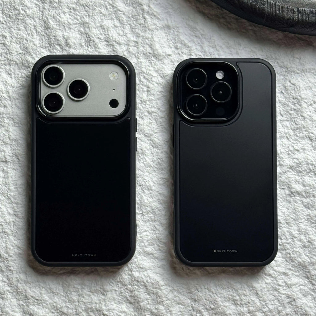 Minimalist Armor Series Matte Black Phone Case-CHO