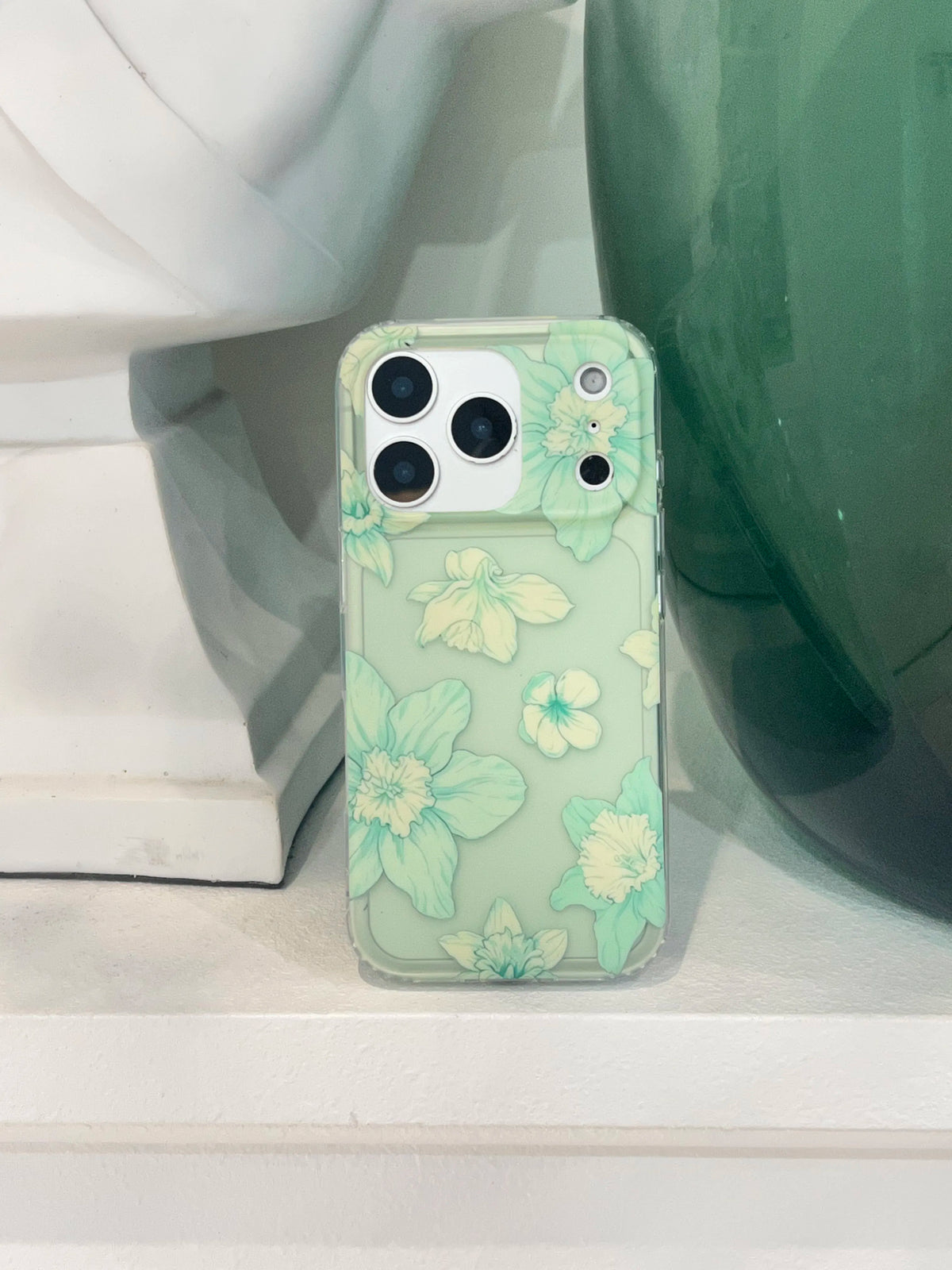 Luxury Mint Green Floral IMD Phone Case-YSH