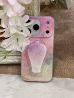 Aesthetic Floral with Porcelain Vase Grip IMD Phone Case-YSH