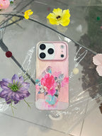 Geometric Vase Rose Floral IMD Phone Case-YSH