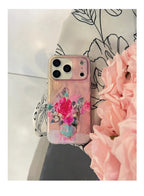 Geometric Vase Rose Floral IMD Phone Case-YSH
