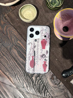 Chinoiserie Calligraphy Ink Art & Vase Print IMD Phone Case-YSH