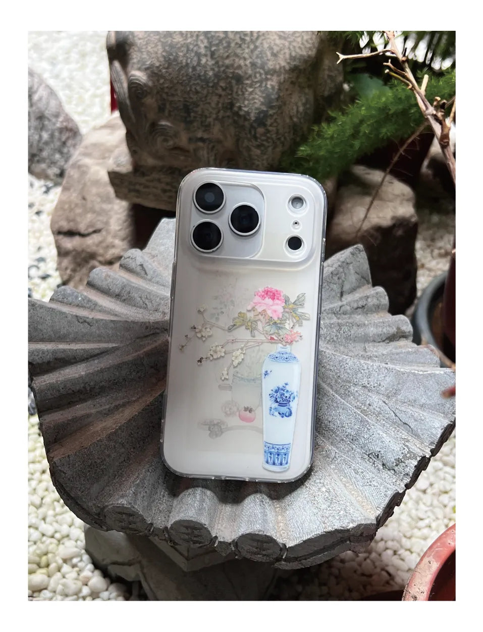Porcelain Vase & Flower IMD Phone Case-YSH