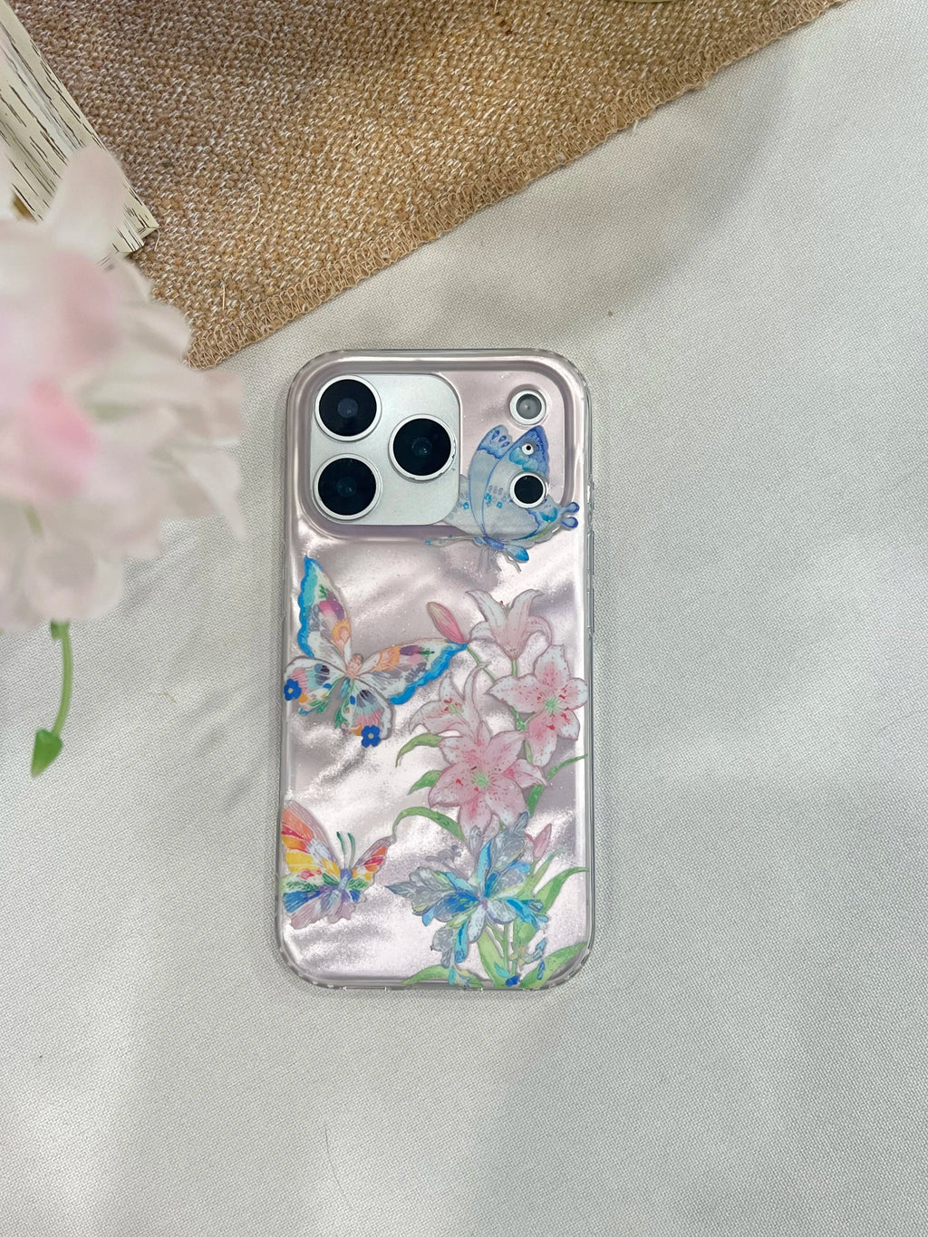Chic Butterfly & Floral Botanical IMD Phone Case-YSH