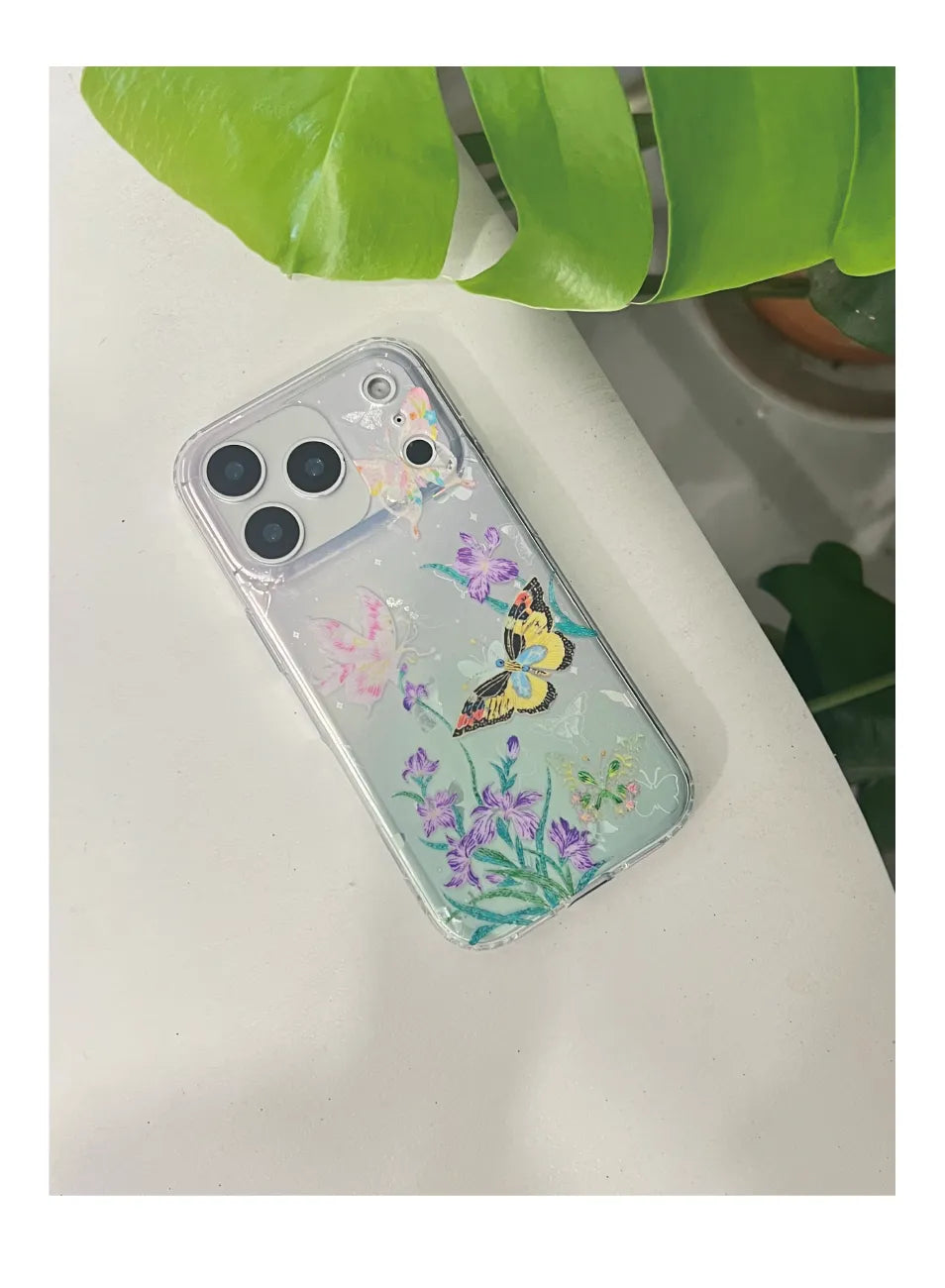 Chic Butterfly & Floral Botanical IMD Phone Case-YSH