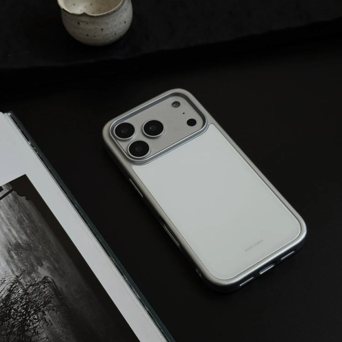Ceramic White Phone Case-NS004G