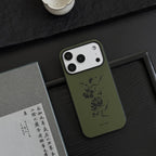 Ink Flower Green Phone Case-NS003AC
