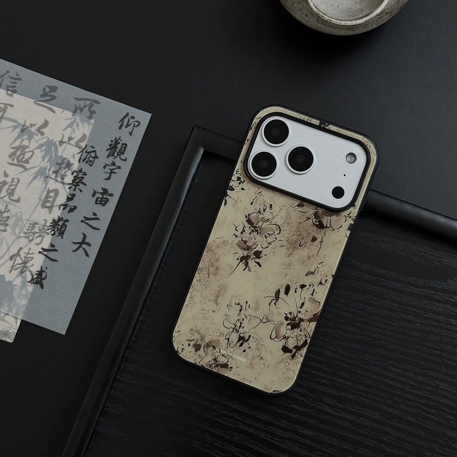 Autumn Ink Flower Phone Case-NS002G