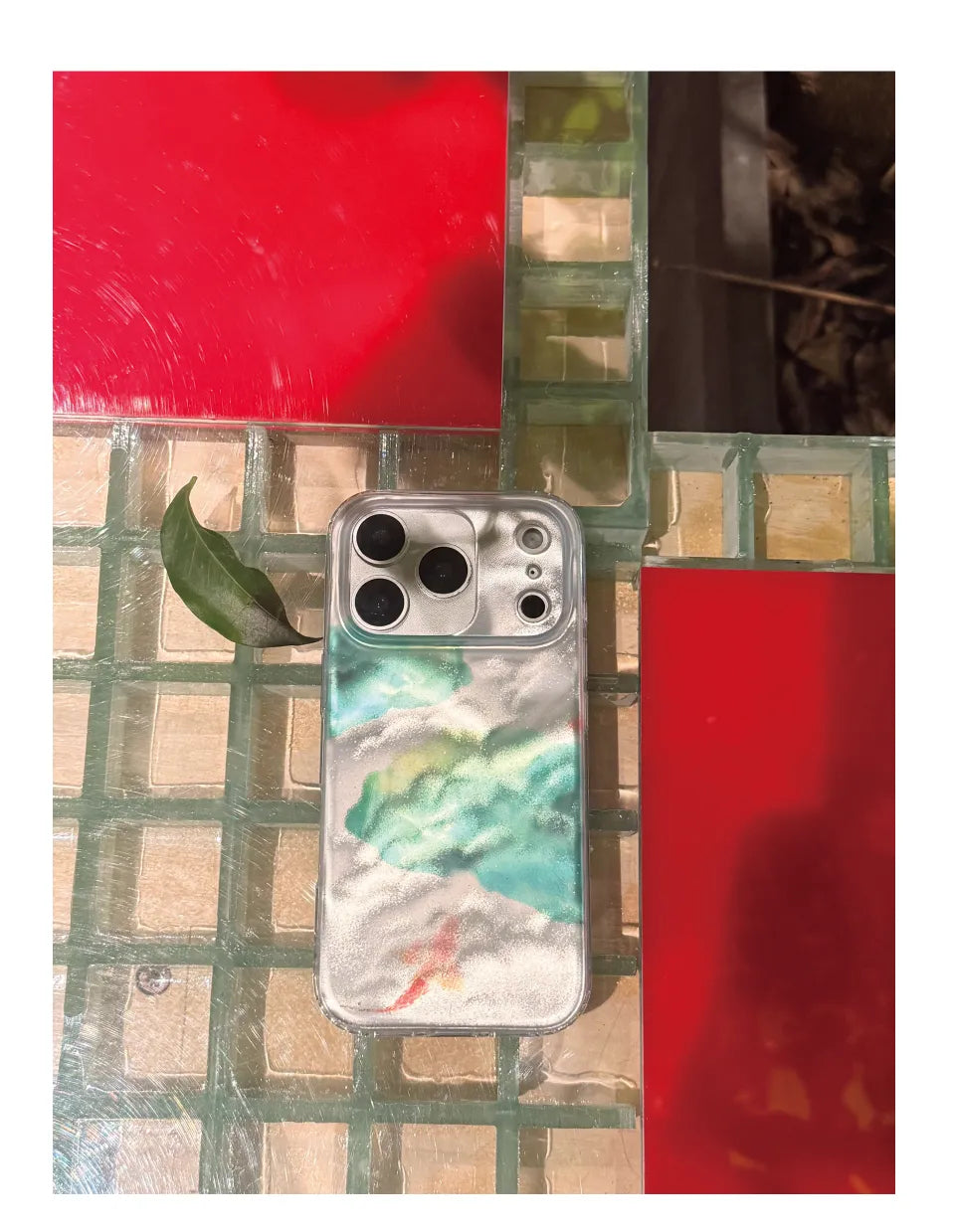 Lotus Pond & Koi Fish Phone Case-YSH013IMD