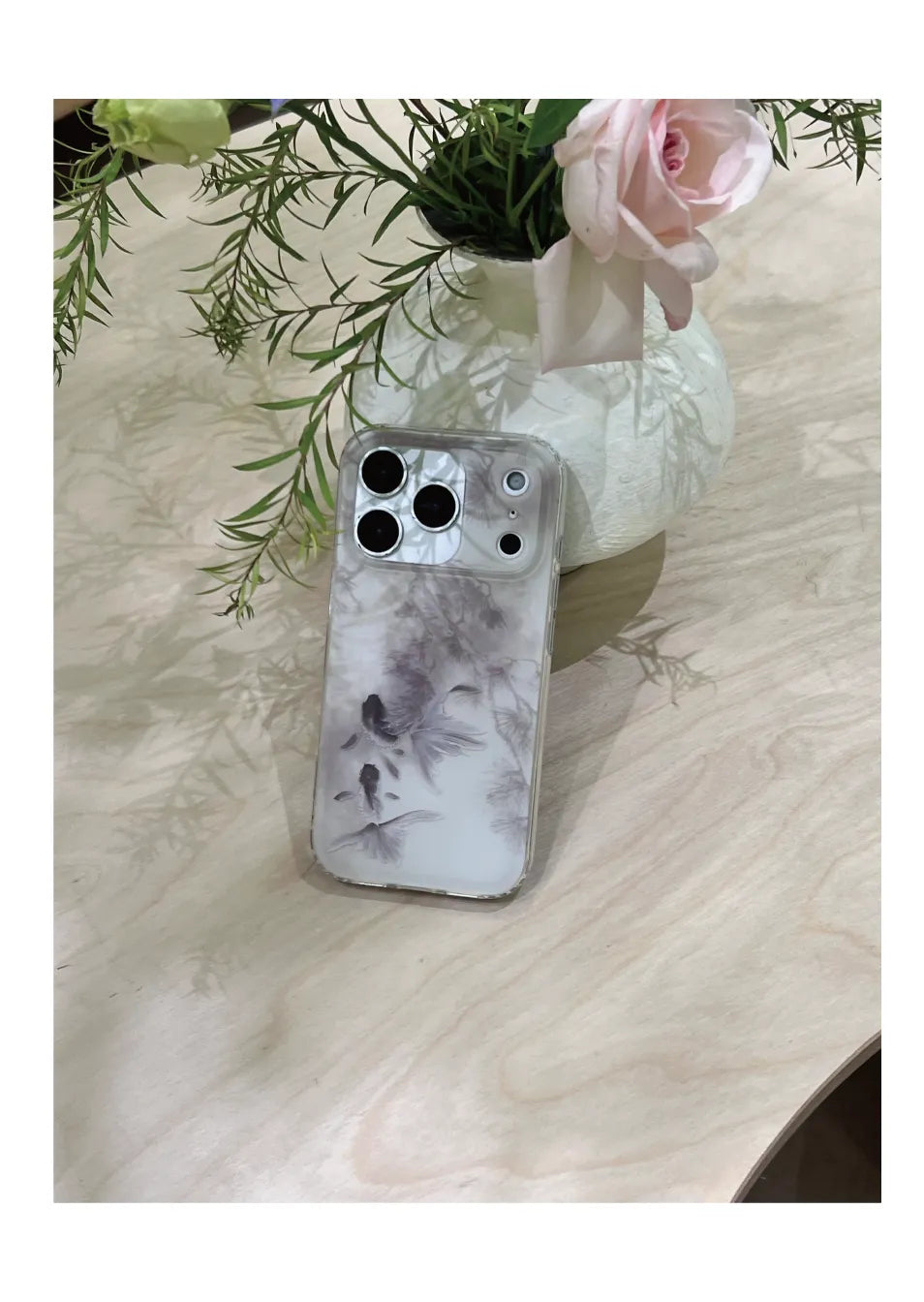 Koi Ink Wash Phone Case-YSH016IMD