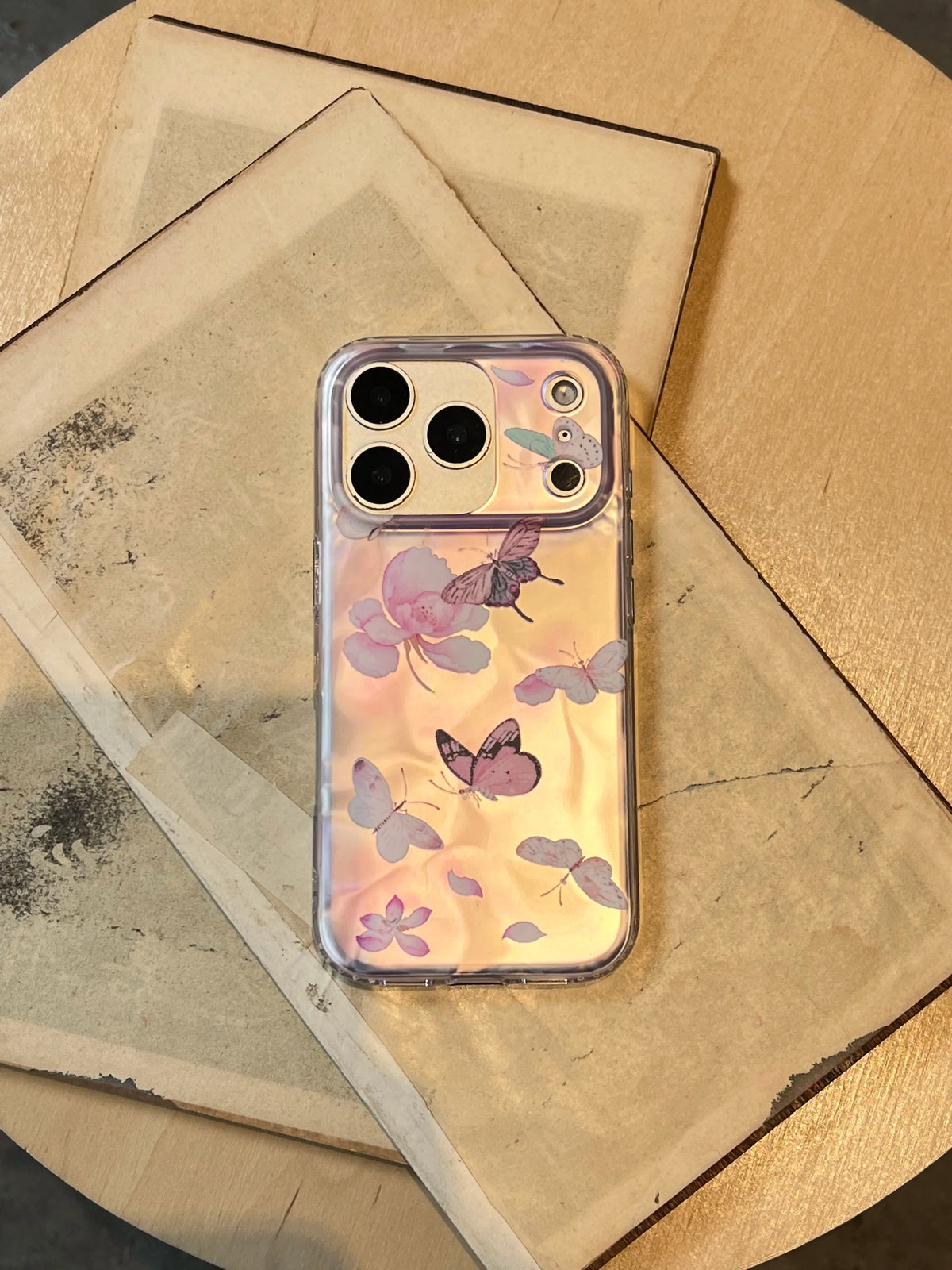Ethereal Butterfly & Floral Phone Case-YSH020IMD