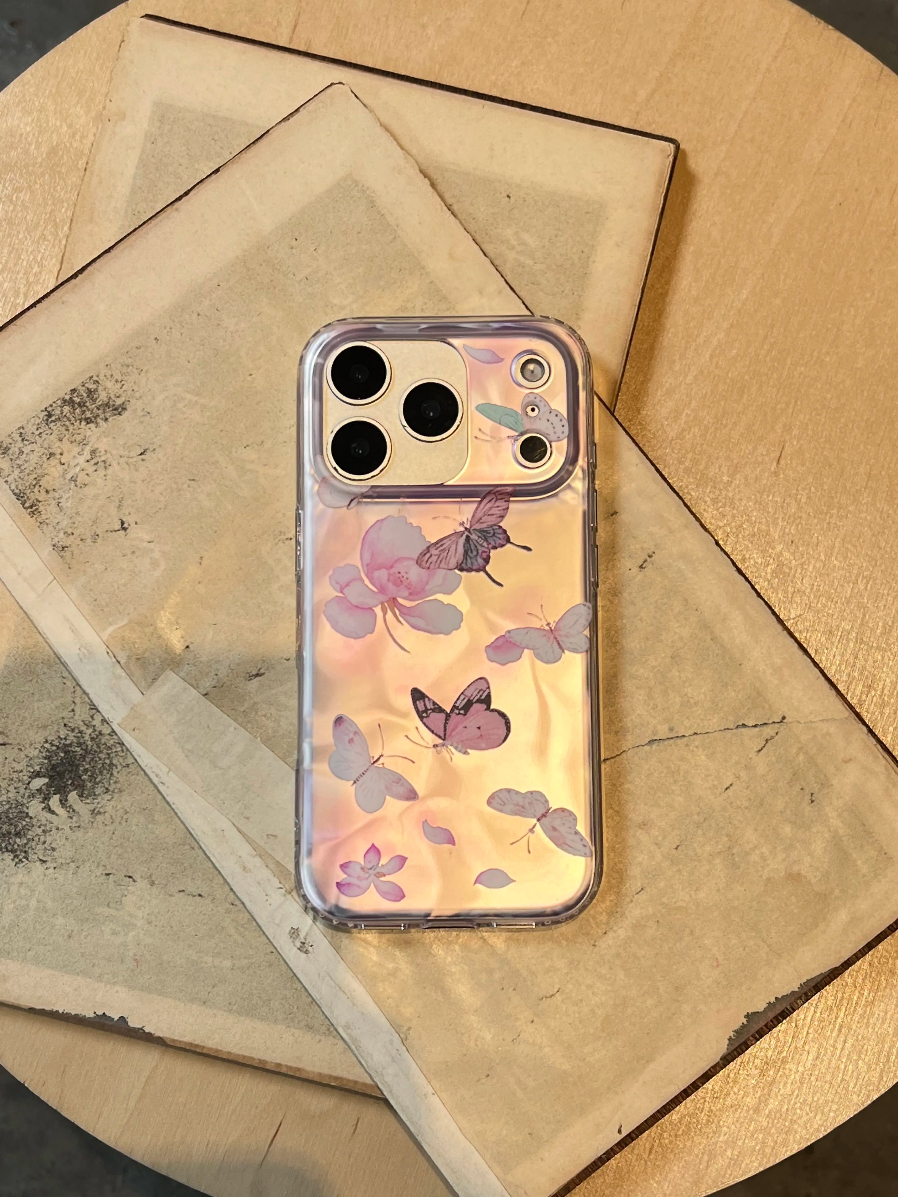 Ethereal Butterfly & Floral Phone Case-YSH020IMD